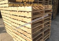 Thông số kỹ thuật và chất lượng của Pallet gỗ hiện nay